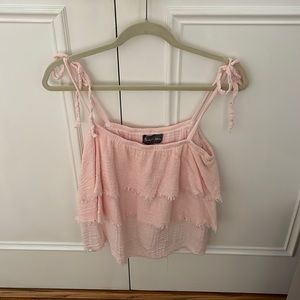 Michael Stars cotton linen tank